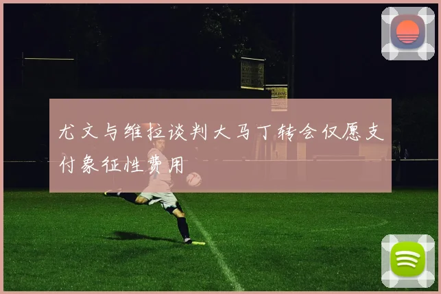尤文与维拉谈判大马丁转会仅愿支付象征性费用